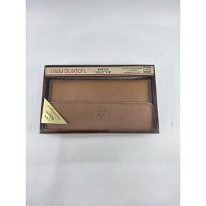 Vintage Lady Buxton Esteem‎ Collection Leather Checkbook Clutch Wallet NOS NIB